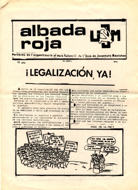 ALBADA ROJA, Democracia de los Trabajadores, ORT, UJM, MEMORIA HISTÓRICA