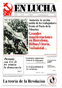 En lucha, ORT, UJM, MEMORIA HISTÓRICA