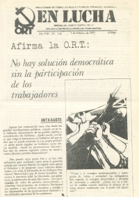 En lucha, ORT, UJM, MEMORIA HISTÓRICA