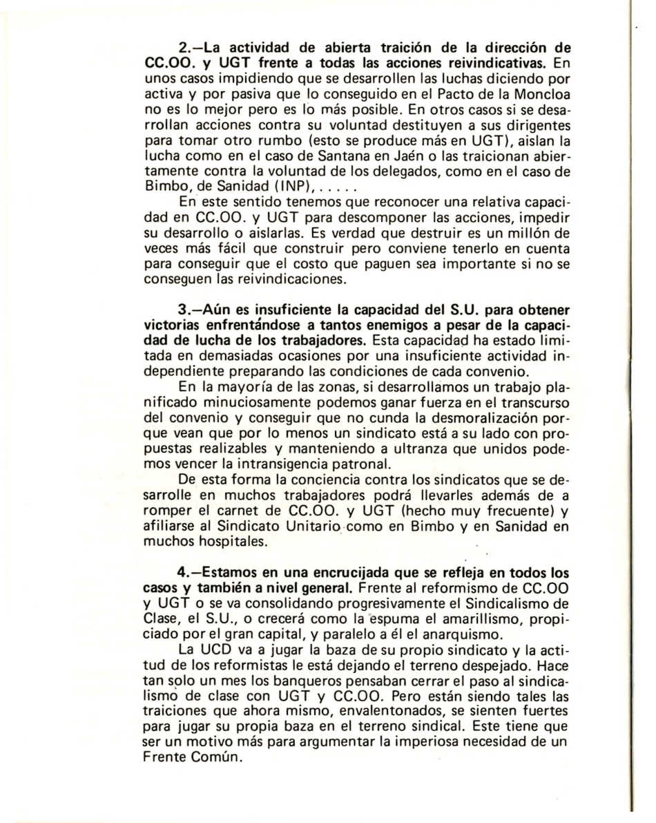  UNION JUVENTUDES MAOISTAS, Experiencia de la acción reivindicativa, Organización Revolucionaria de los Trabajadores, SU, ORT, UJM, PRT, Libertad Sindical 