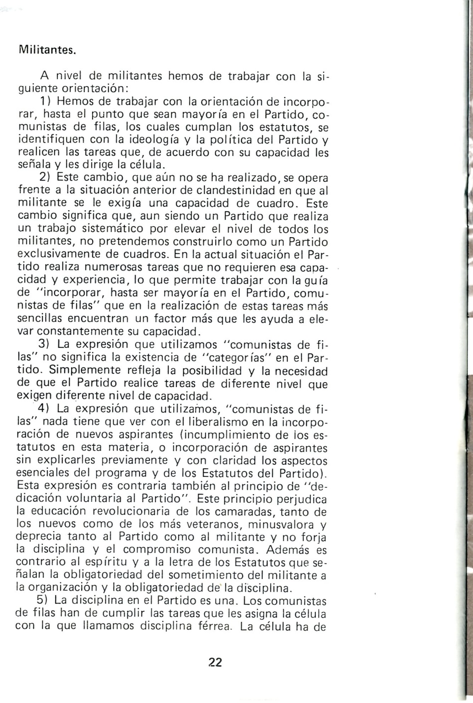  SU, ORT, UJM, Reconocimiento de los derechos sindicales y políticos. Ruptura o Reforma pactada, Intxausti 