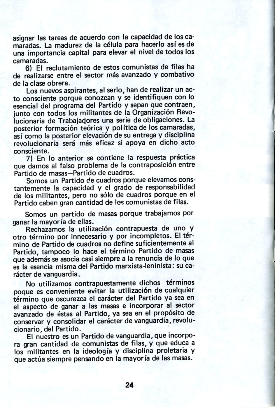  SU, ORT, UJM, Reconocimiento de los derechos sindicales y políticos. Ruptura o Reforma pactada, Intxausti 