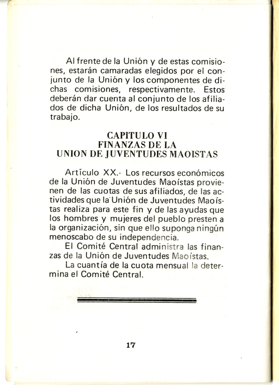  Proyecto estatustos UJM, Organización Revolucionaria de los Trabajadores, SU, ORT, UJM, PRT 