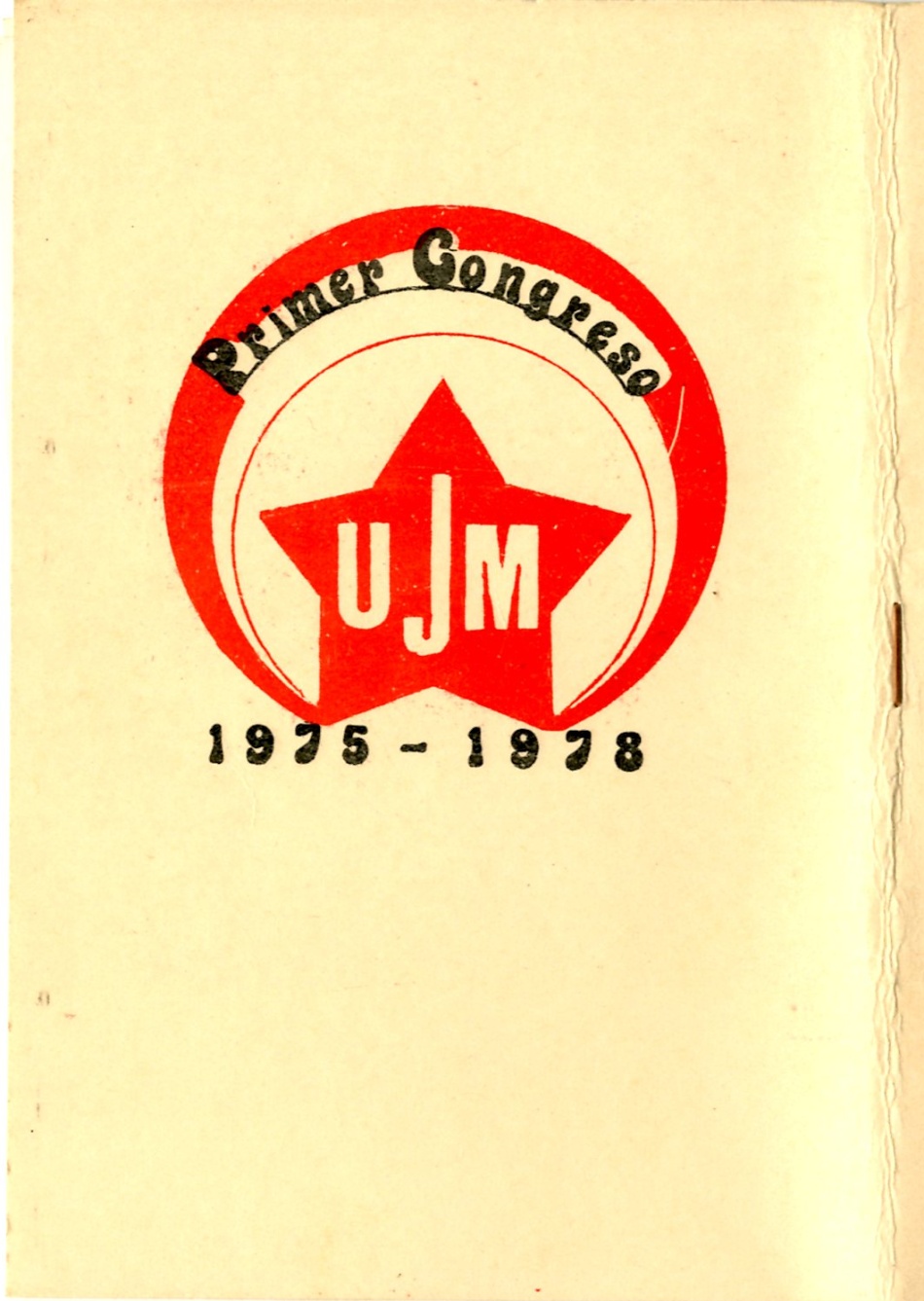  Proyecto estatustos UJM, Organización Revolucionaria de los Trabajadores, SU, ORT, UJM, PRT 