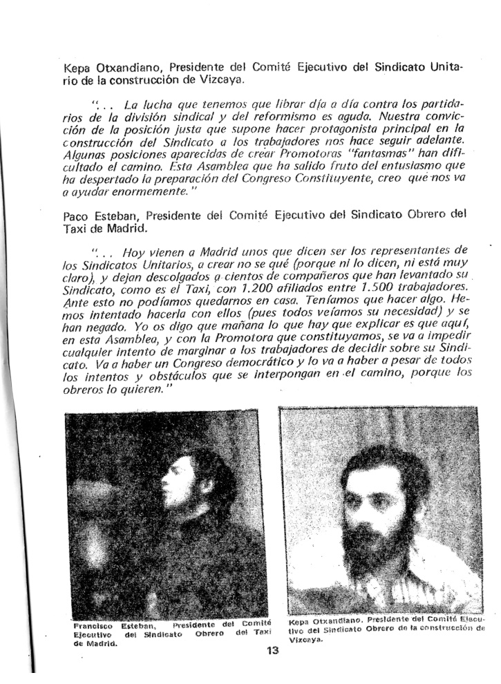 ORT-UJM, MEMORIA HISTORICA , ELECCIONES, DEMOCRACIA