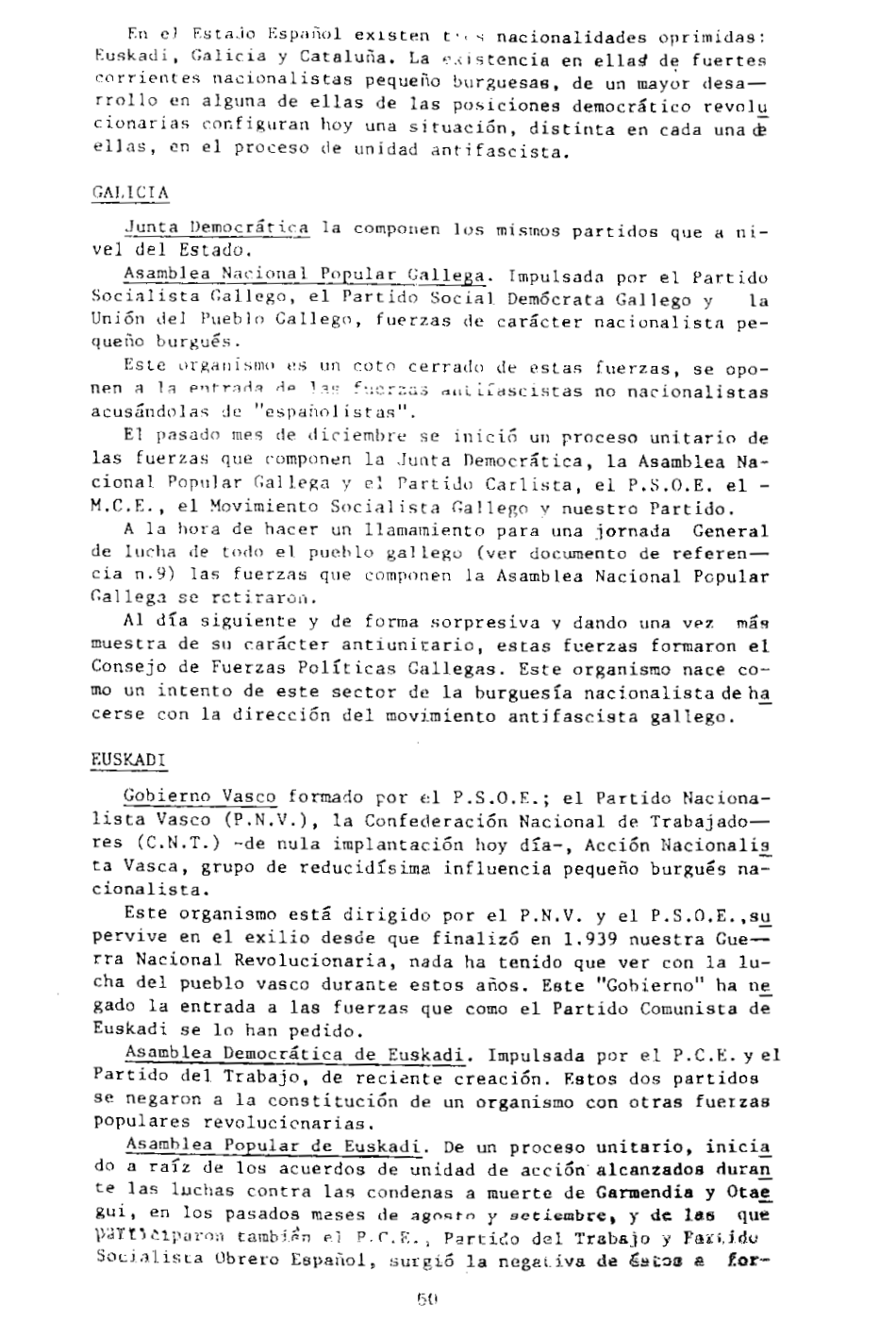 Informe Año 1976 para el PC Chino